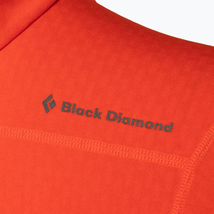 Pánska trekingová mikina Black Diamond Coefficient Fleece Hoody červená AP744281 8