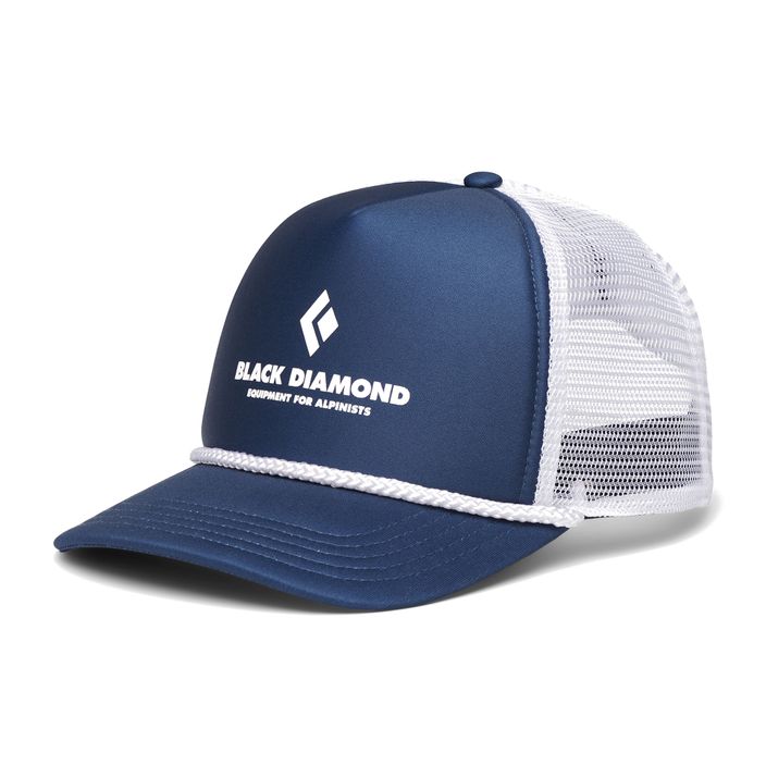 Black Diamond Trucker baseballová čiapka s plochým šiltom indigo/black/bd wordmark 2