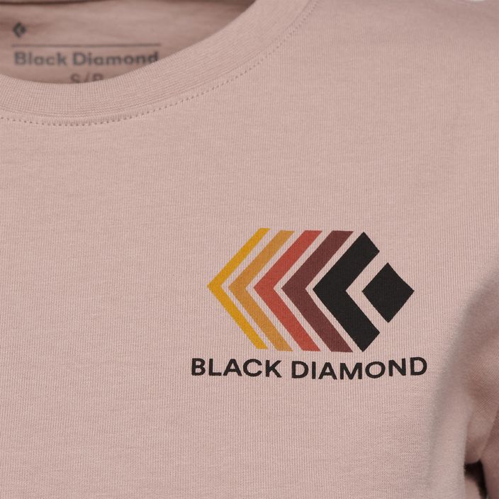 Dámske tričko Black Diamond Faded Crop bledo fialové 6