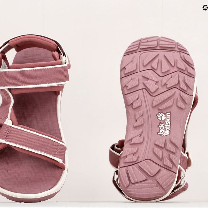 Jack Wolfskin Seven Seas 3 pink detské trekingové sandále 4040061 17