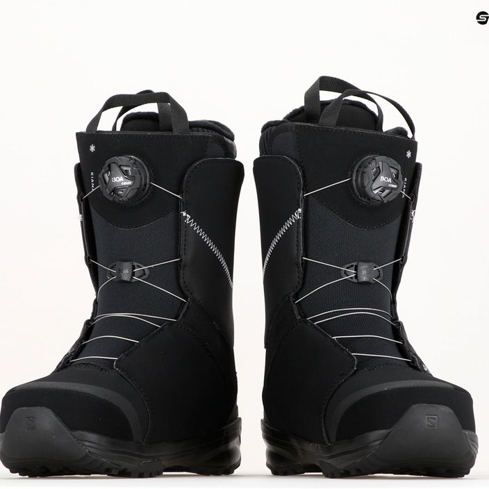 Dámske snowboardové topánky Salomon Kiana Dual Boa čierne L414291 17