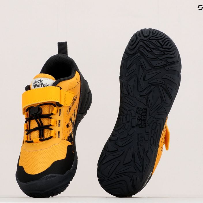 Detské trekingové topánky Jack Wolfskin Vili Action Low yellow 4056851 13
