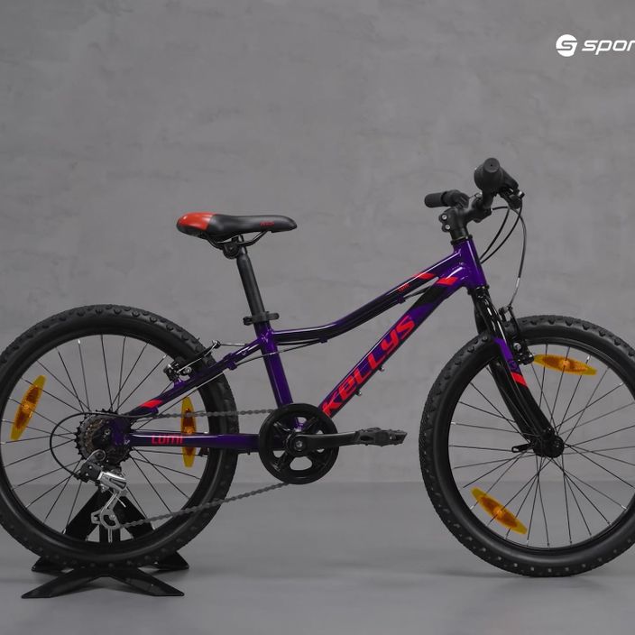 Detský bicykel Kellys Lumi 3 2" fialový 7239 15