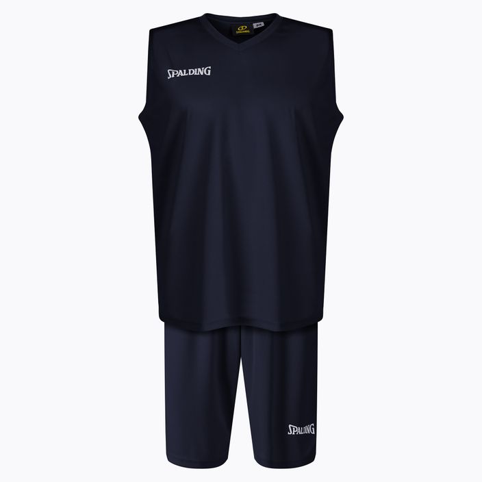 Spalding Atlanta 21 pánsky basketbalový set šortky + dres námornícka modrá SP031001A222