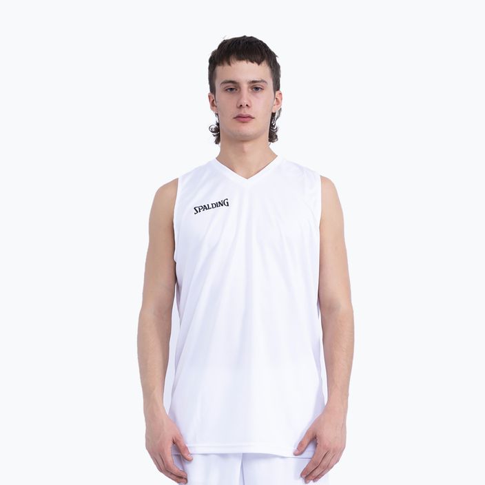 Spalding Atlanta 21 pánsky basketbalový set šortky + dres biely SP031001A221 7