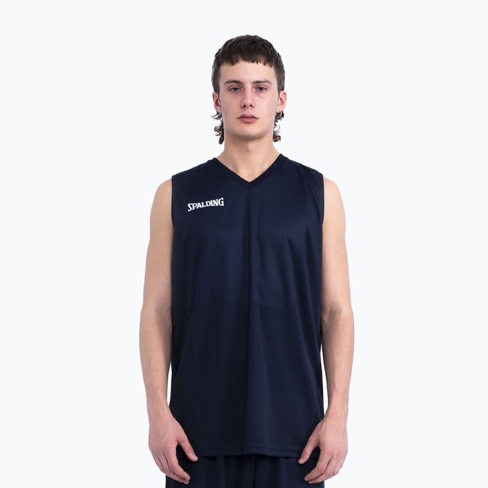 Spalding Atlanta 21 pánsky basketbalový set šortky + dres námornícka modrá SP031001A222 7