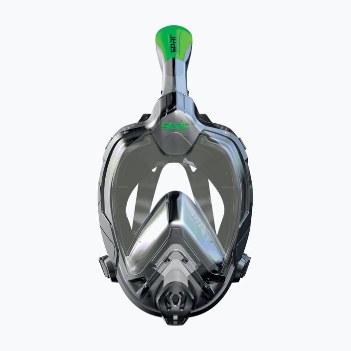 Celotvárová maska na šnorchlovanie SEAC Libera black/green lime 2