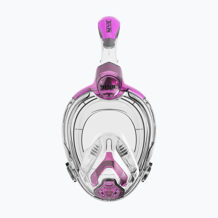 Celotvárová maska na šnorchlovanie detská SEAC Libera pink transp./pink 2