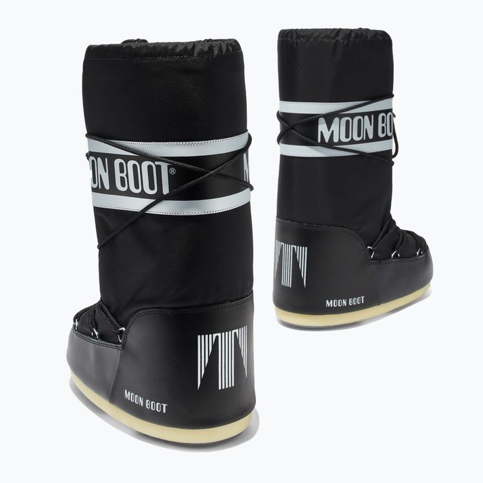Moon Boot dámske snehové topánky Icon Nylon black 9