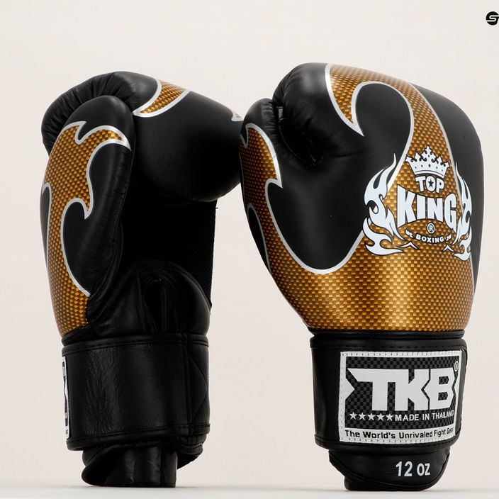 Boxerské rukavice Top King Muay Thai Empower čierne TKBGEM-01A-BK 7