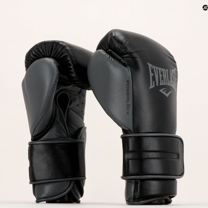 Boxerské rukavice EVERLAST Power Lock 2 Premium čierne EV2272 8