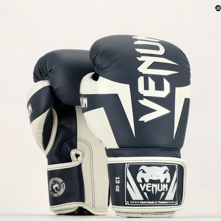 Modro-biele boxerské rukavice Venum Elite 1392 17