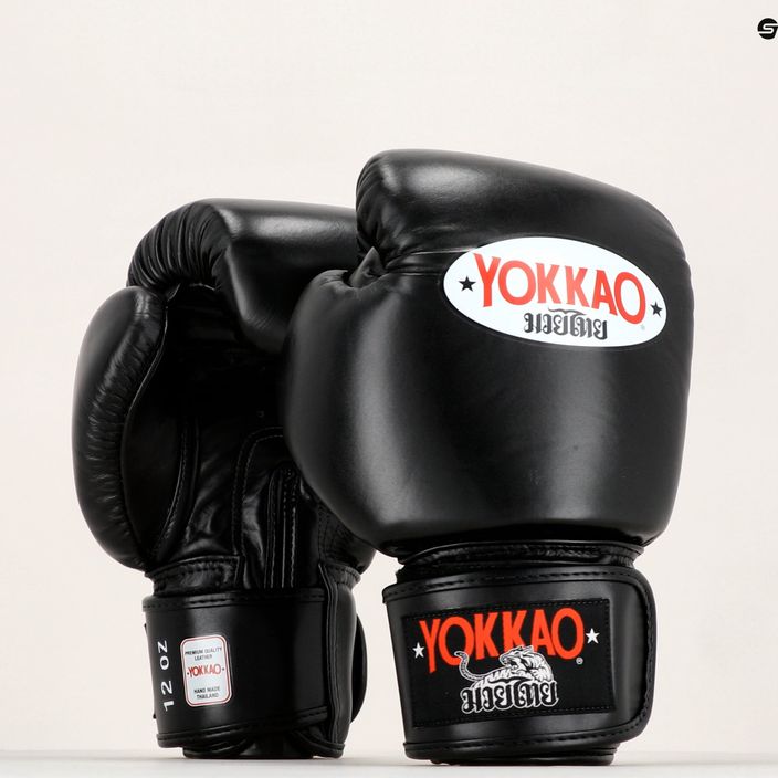 YOKKAO Matrix boxerské rukavice čierne BYGL-X-1 8