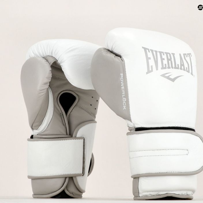Boxerské rukavice EVERLAST Power Lock 2 Premium White EV2272 8