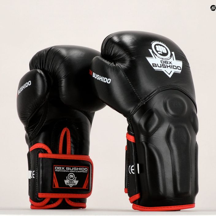 Boxerské rukavice Bushido so systémom Wrist Protect čierne Bb2 8