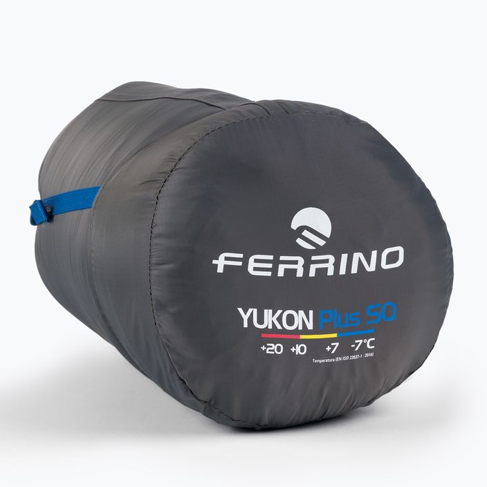 Ferrino Yukon Plus SQ Right spací vak modrý 86358IBBD 8