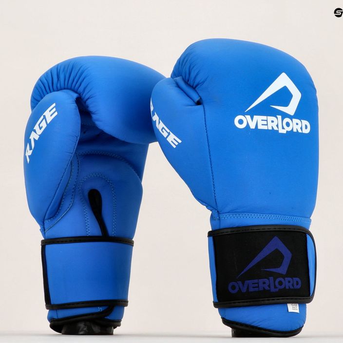 Modré boxerské rukavice Overlord Rage 100004-BL 10