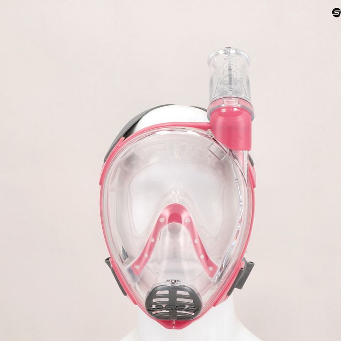 Detská celotvárová maska Cressi Baron na šnorchlovanie ružová XDT0360040 7