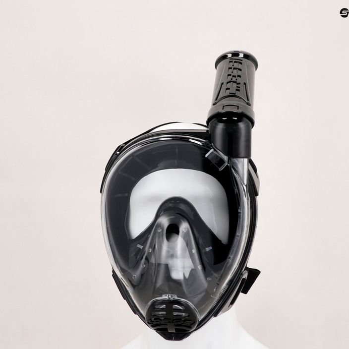 Celotvárová maska Cressi Baron na šnorchlovanie čierna XDT025050 4