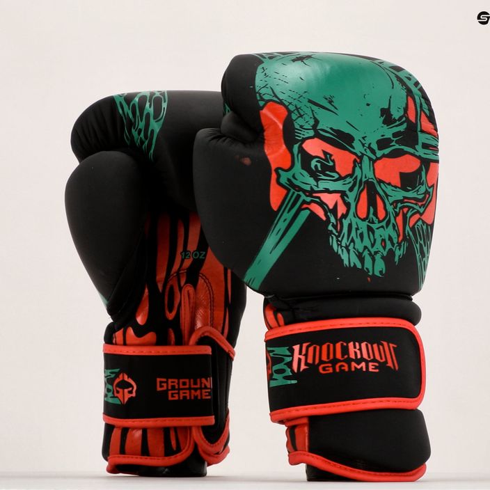 GroundGame Toxic boxerské rukavice čierne 21BOXGLOTOX10 6