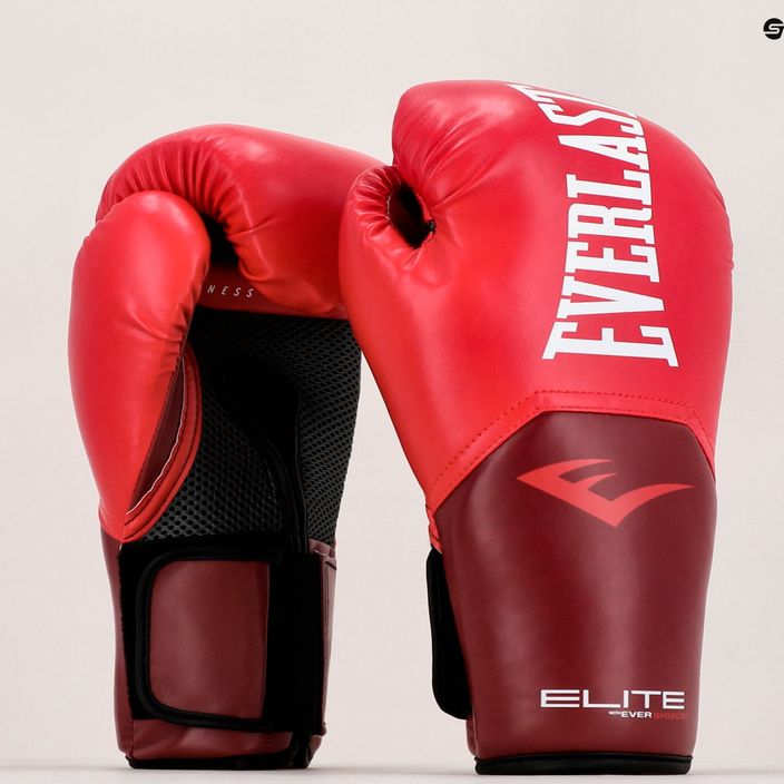 EVERLAST Pro Style Elite 2 červené boxerské rukavice EV2500 7