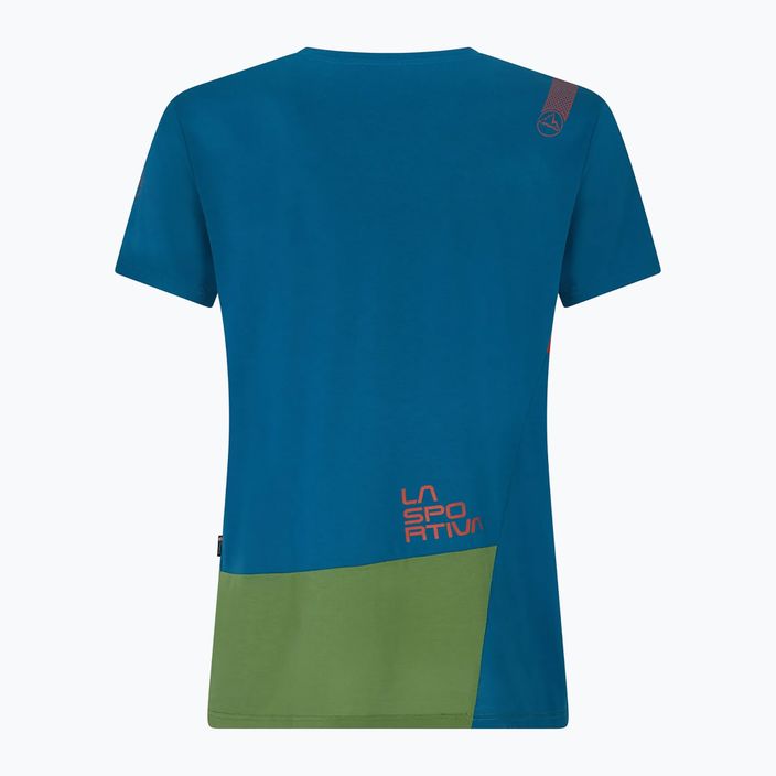 La Sportiva pánske lezecké tričko Grip green-blue N87718623 2