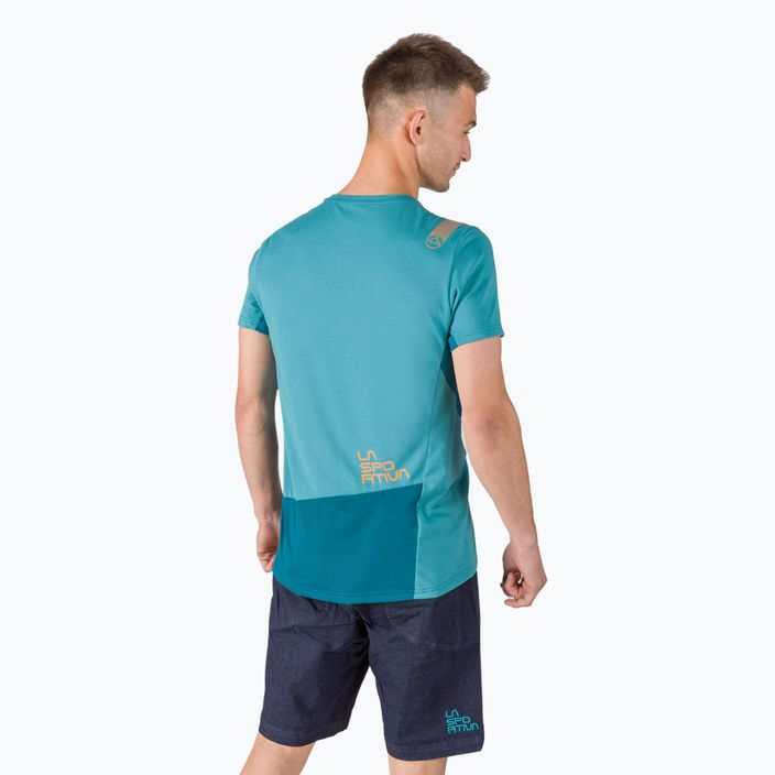 La Sportiva pánske lezecké tričko Grip blue N87623624 3