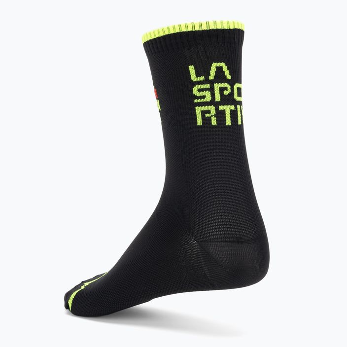 Bežecké ponožky LaSportiva For Your Mountain žlto-čierne 69R999720 2