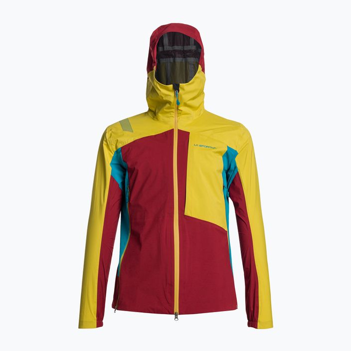 Pánska membránová bunda do dažďa La Sportiva Crizzle EVO Shell červená/žltá L75320723 6