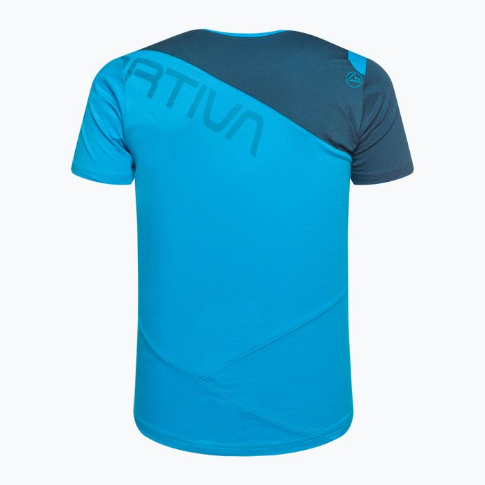 La Sportiva pánske lezecké tričko Float blue N00637639 2