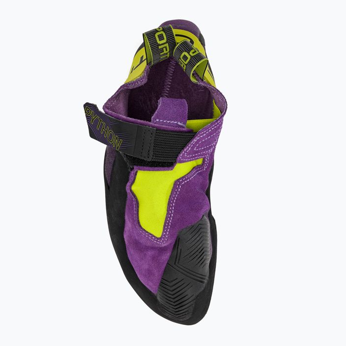 La Sportiva Python pánska lezecká obuv čierna a fialová 20V500729 6