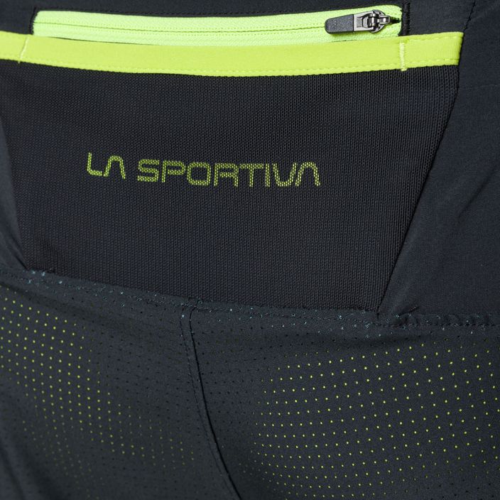 La Sportiva Trail Bite pánske bežecké šortky black/yellow P79999729 4