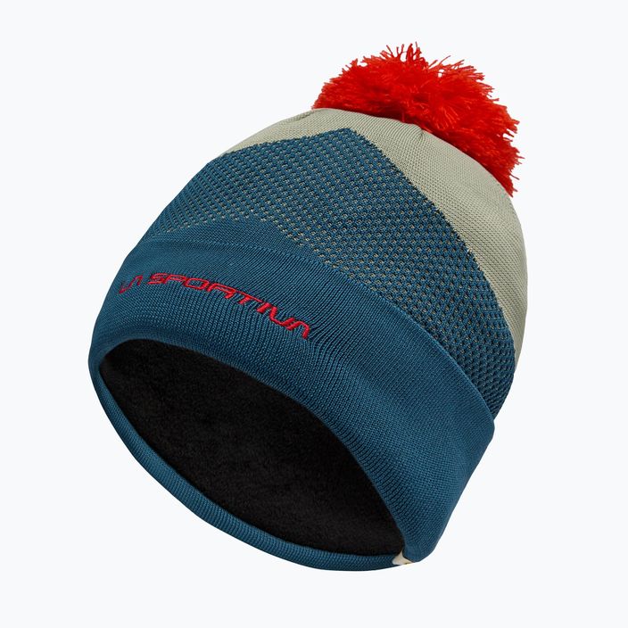La Sportiva Knitty Beanie storm blue/tea zimná čiapka 6