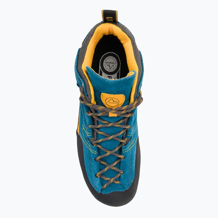 Pánske trekové topánky La Sportiva Boulder X Mid blue/yellow 6