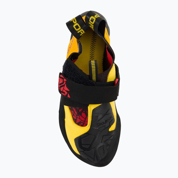 La Sportiva pánska lezecká obuv Skwama black/yellow 6