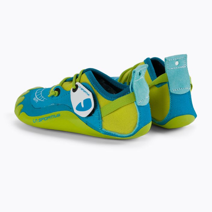 Detská lezecká obuv La Sportiva Gripit blue/yellow 15R600702 3