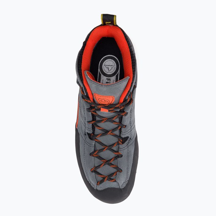 La Sportiva pánska treková obuv Boulder X Mid grey-orange 17E900304 6