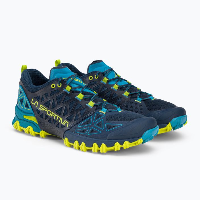La Sportiva pánska bežecká obuv Bushido II blue/yellow 36S618705 4
