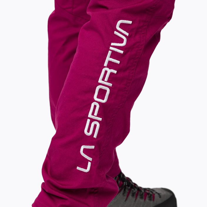 La Sportiva Itaca dámske lezecké nohavice bordovej farby O37502405B 5