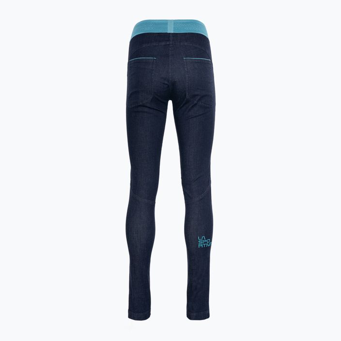 La Sportiva dámske turistické nohavice Miracle Jeans jeans/topaz 2