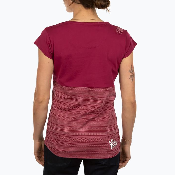 La Sportiva Lidra dámske trekingové tričko bordovej farby O43502502 4