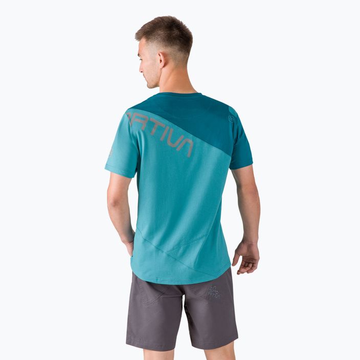 La Sportiva pánske lezecké tričko Float blue N00624623 3