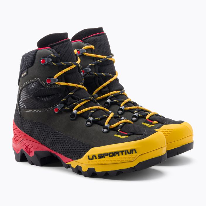 La Sportiva pánske vysokohorské topánky Aequilibrium LT GTX black/yellow 21Y999100 5