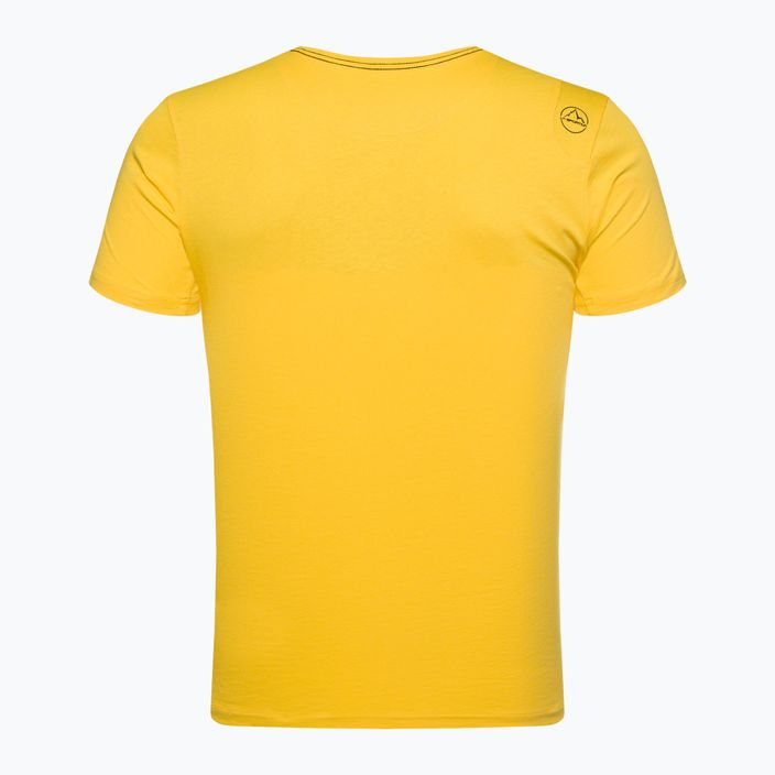 La Sportiva pánske lezecké tričko Raňajky žlté H32100100 2