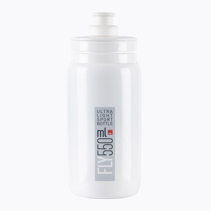 Cyklistická fľaša Elite FLY bielo-sivá EL01604309 2