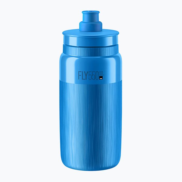 Cyklistická fľaša Elite FLY Tex 550 ml blue/grey logo blue/grey logo