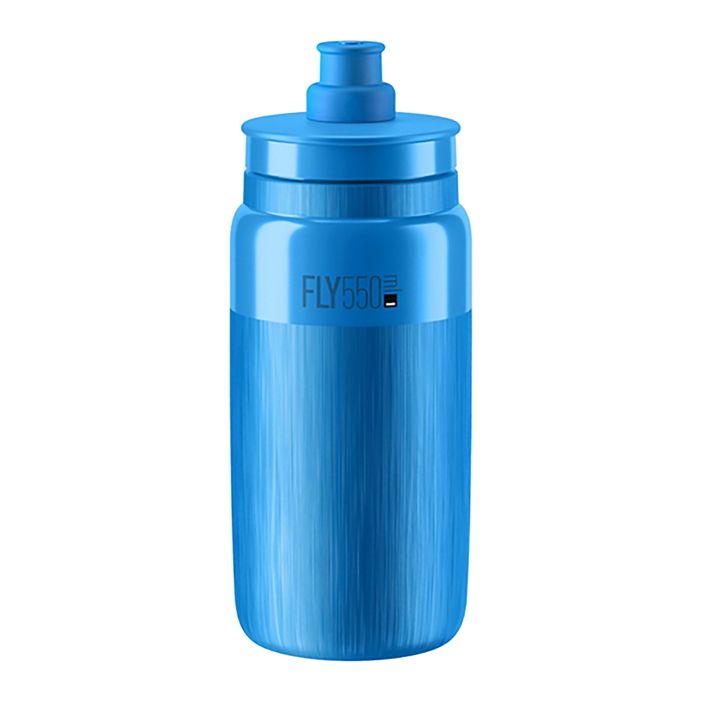 Cyklistická fľaša Elite FLY Tex 550 ml blue/grey logo blue/grey logo 2