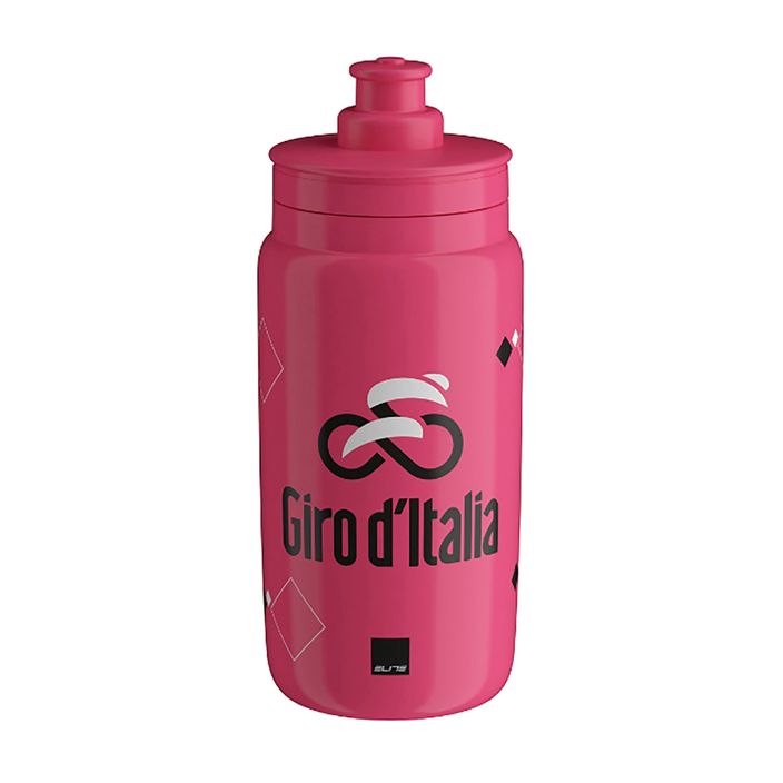 Cyklistická fľaša Elite FLY Giro D'Italia 2024 550 ml ružová 2