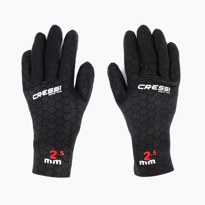 Cressi High Stretch 2,5 mm neoprénové rukavice čierne LX475701 3