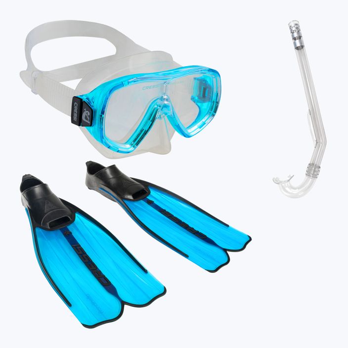 Cressi Rondinella Dive Kit Bag maska + šnorchel + plutvy modrá CA189235